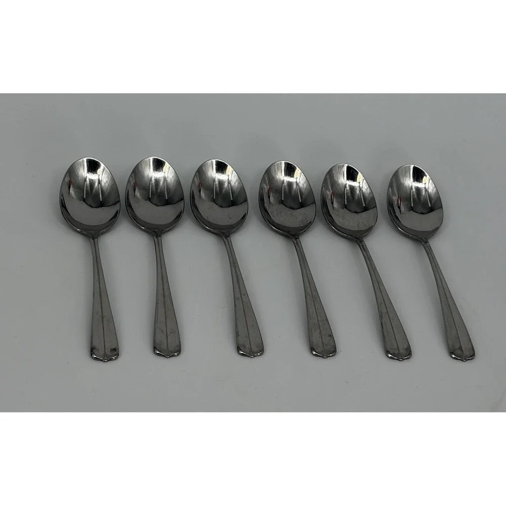 Oneida USA Flatware Tablespoons Gala Impulse Set of 6 Stainless Steel 6 3/4